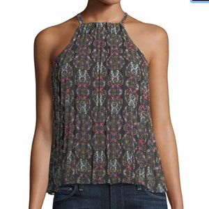 Likely Kaleidoscope Chester pleated top